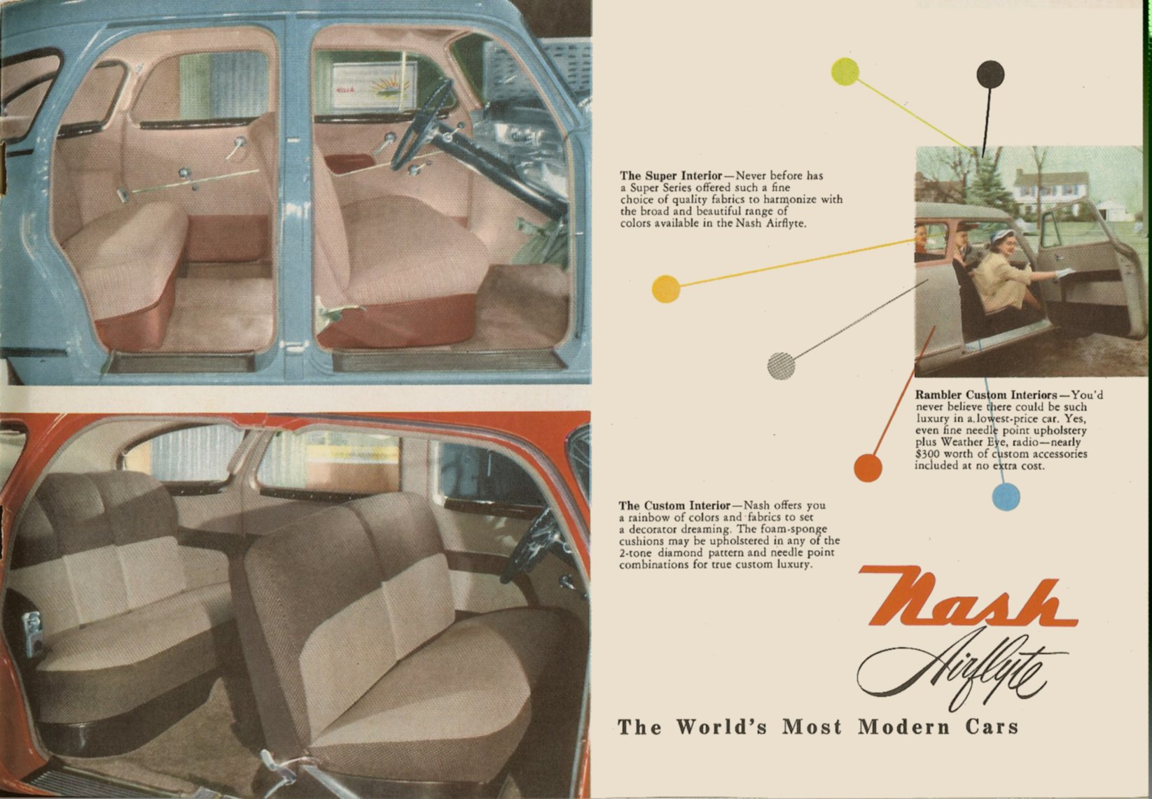 1951 Nash Airflyte Brochure Page 13